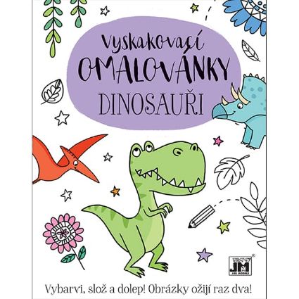 Picture of Pop-up coloring book Dinosaurs