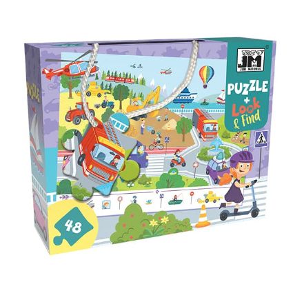 Picture of Puzzle in a box 3+ Transport