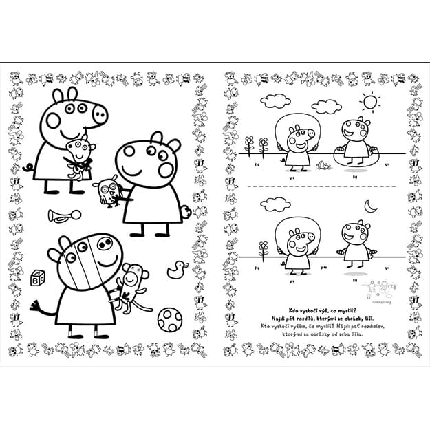 Jiri. Colouring book A4 Peppa Pig