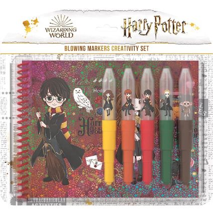 Picture of Set with blowing markers and a notepad Harry Potter