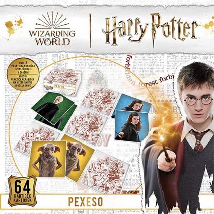 Obrázek Pexeso v sešitu Harry Potter
