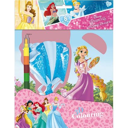 Picture of Colouring 3D puzzle set Disney Princess