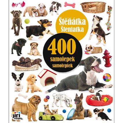 Obrázek 400 samolepek Štěňátka