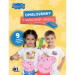 Obrázek Omalovánky s nažehlovacími obrázky Prasátko Peppa