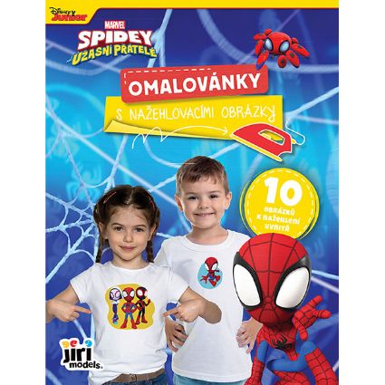 Obrázek Omalovánky s nažehlovacími obrázky Spidey