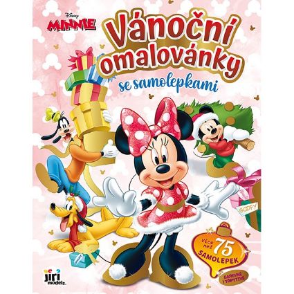 Obrázek Vánoční omalovánky se samolepkami Minnie