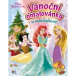 Obrázek Vánoční omalovánky se samolepkami Disney Princezny