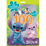 Obrázek 100 samolepek s omalovánkovými listy Lilo & Stitch