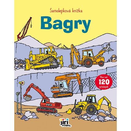 Obrázek Samolepková knížka Bagry