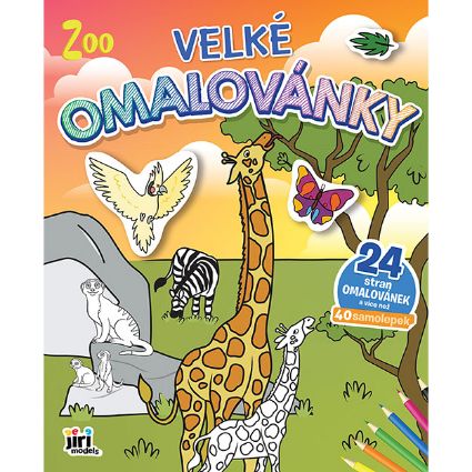 Obrázek Velké omalovánky Zoo